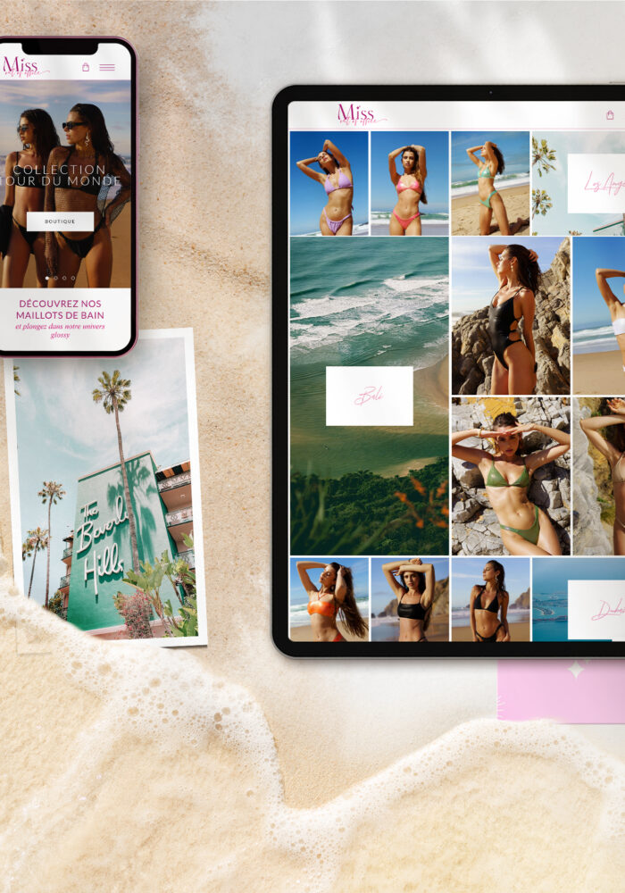 identite miss out of office maillots de bain 03 houseofbrands graphiste webdesigner